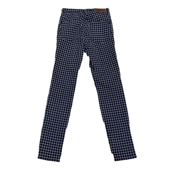 Madewell 9" High Rise Skinny Windowpane Plaid Jeans Size 24 Women’s - Picture 3 of 6